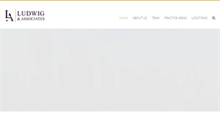 Desktop Screenshot of ludwigassociates.com