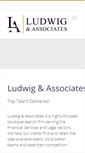Mobile Screenshot of ludwigassociates.com